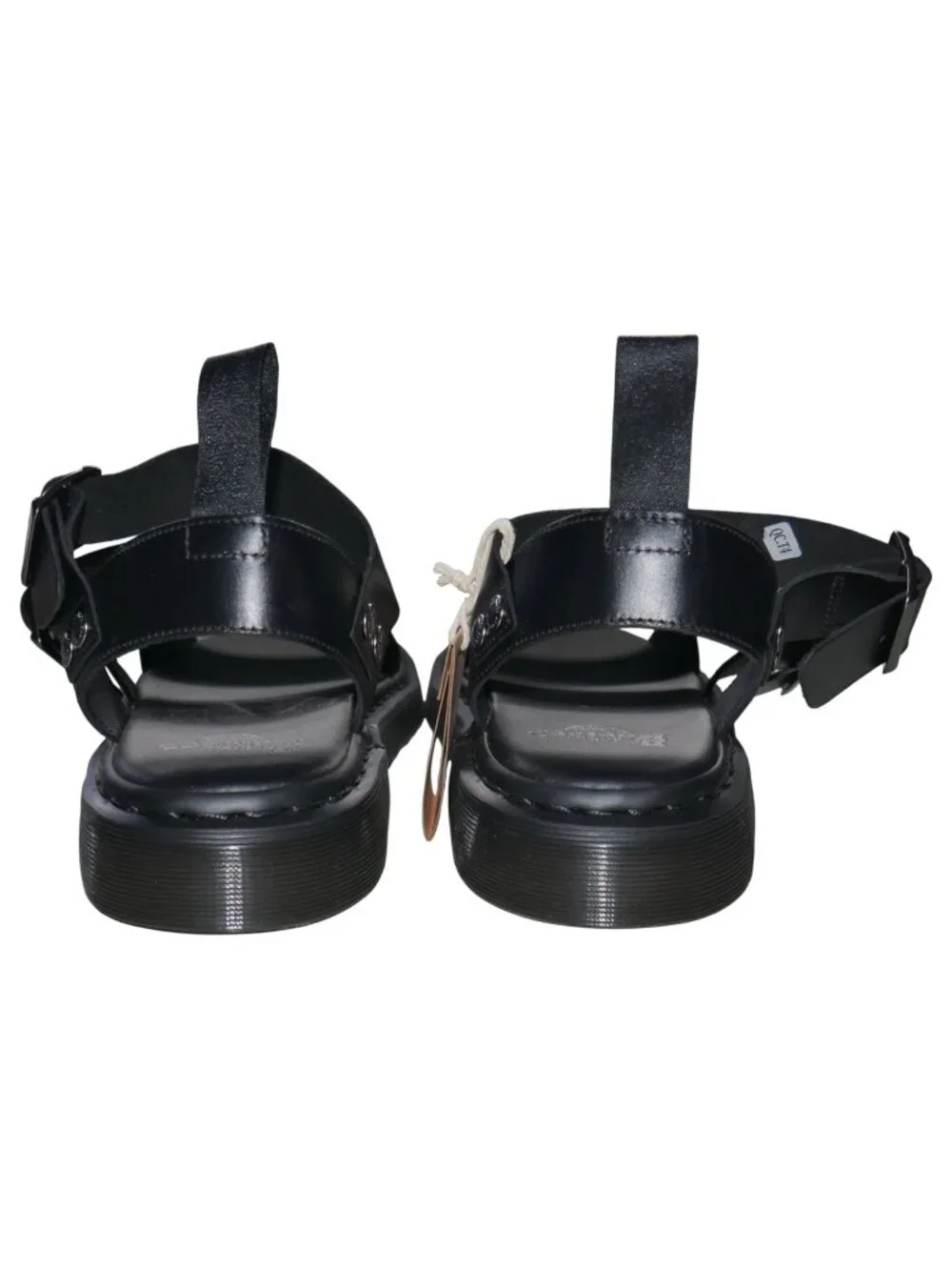 Dr. Martens Gryphon Mens Gladiator Sandals Size 13 Black Leather Strappy Riveted